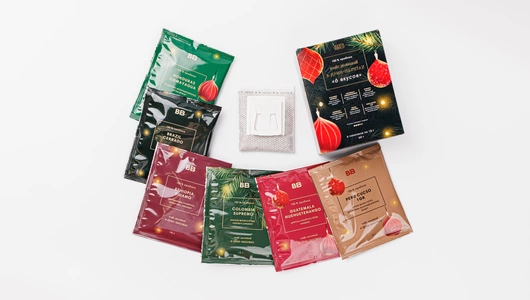 Кофе молотый в дрип-пакетах "6 вкусов", 6 шт