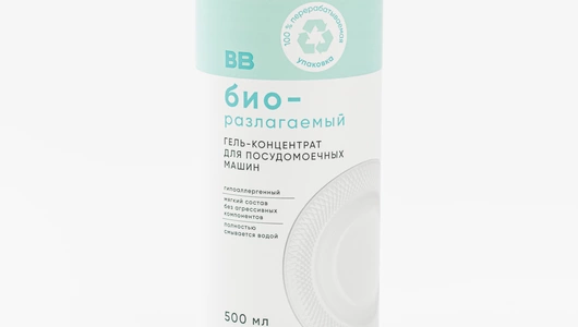 Гель-концентрат биоразлагаемый для посудомоечных машин