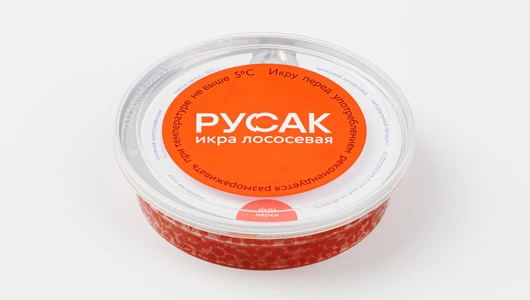 Икра нерки лососевая замороженная, 100 г