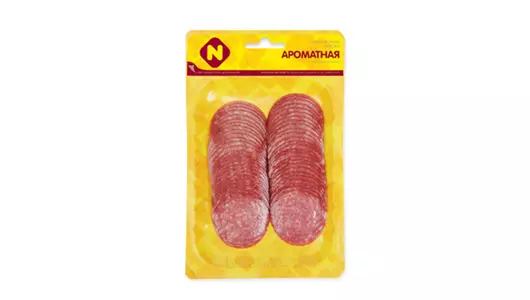Колбаса сырокопченая Останкино Ароматная нарезка в/у 100 г