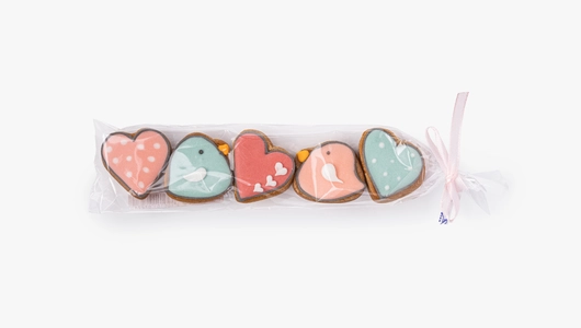 Пряники-мини имбирные "Любимым дамам" (1 уп.)