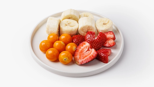 Фруктовый микс (банан, клубника, физалис), 160 г