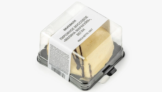 Пирожное муссовое "Малина-маракуйя", веган