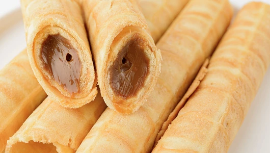 Вафельные трубочки "Вареная сгущенка" 150г Вафельные трубочки "Вареная сгущенка" 150г