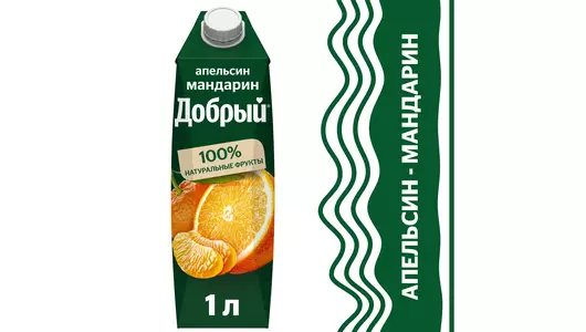 Напиток сокосодержащий Добрый Апельсин-Мандарин 1 л