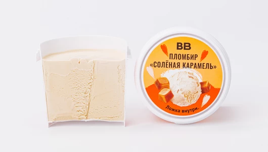 Пломбир "Соленая карамель"