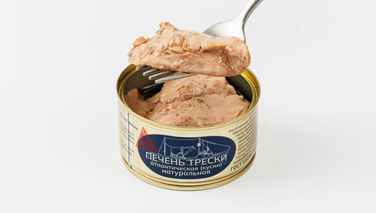 Печень трески атлантической натуральная, 120 г