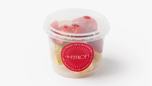 Фруктовый микс (банан, груша, клубника), 160 г