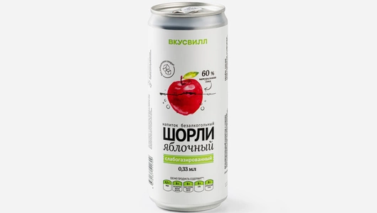 Шорли яблочный, ж/б 330 мл Шорли яблочный, ж/б 330 мл