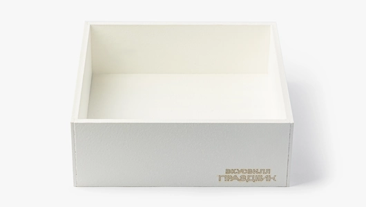 Бокс мини подарочный белый