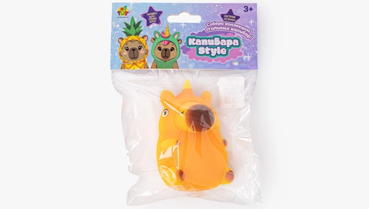 Игрушка-антистресс "Капибара в&nbsp;одежде"