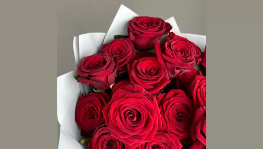 Красные розы (25шт) FMART by flowwow