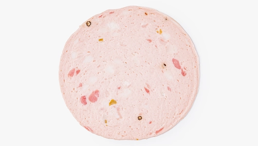 Колбаса вареная "Мортаделла с&nbsp;оливками", нарезка