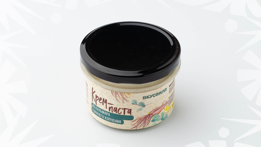Крем-паста из кальмара горячего копчения, 150 г