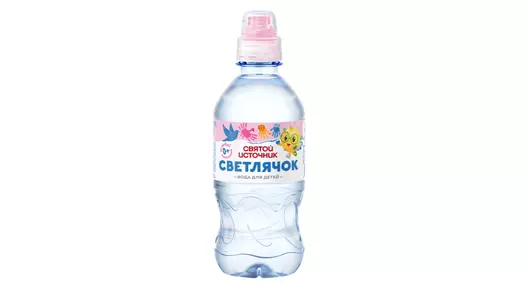 Вода питьевая детская Святой Источник Светлячок негазированная 330 мл