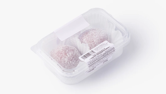 Пирожное моти "Черная смородина-мята"