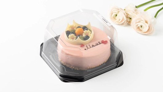 Торт муссовый "Моя королева" ванильный лесная ягода