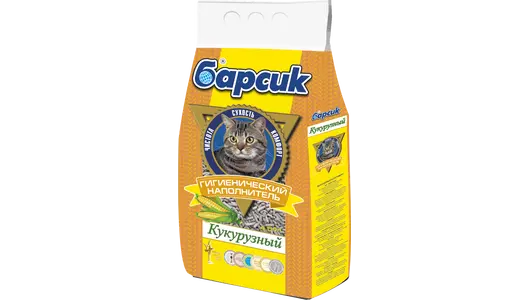Наполнитель 4,54л БАРСИК Кукурузный
