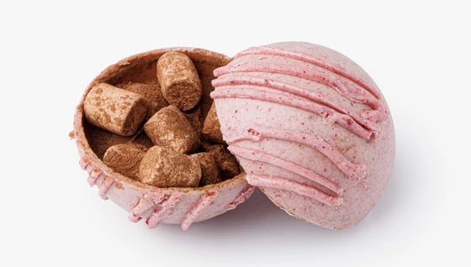 Шоколад горячий "Бомбочка ежевичная" с маршмеллоу