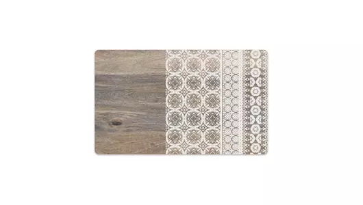 TARHONG Коврик под миски "Moroccan Wood", древесный с рисунком, 48х29см