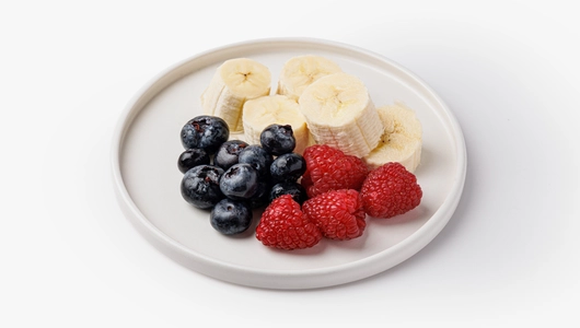 Фруктовый микс (банан, голубика, малина), 160 г