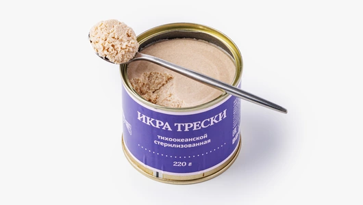 Икра трески тихоокеанской, 220 г