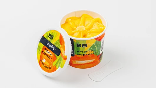 Сорбет "Манго-морковь" Сорбет "Манго-морковь"