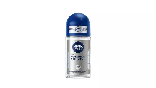 Дезодорант-антиперспирант мужской шариковый Nivea Серебряная защита с ионами серебра 50&nbsp;мл