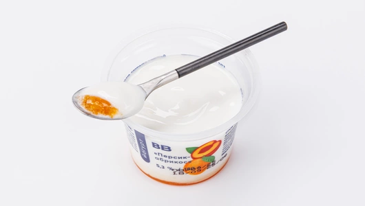 Йогурт "Персик-абрикос" 5,3% Йогурт "Персик-абрикос" 5,3%