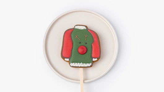 Пряник имбирный на&nbsp;палочке "Морозная", 1 шт. (коллекция)