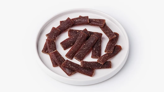 Мармелад "Косички-сестрички" из яблок и персиков, веган