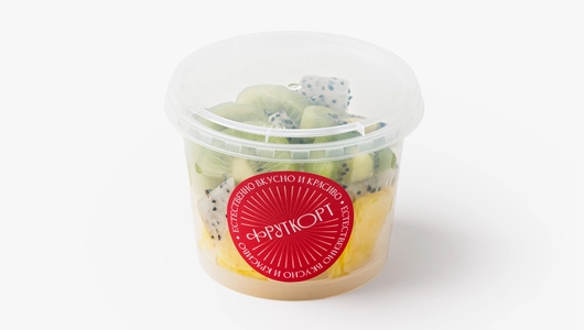 Фруктовый микс (ананас, питахайя, киви), 160 г