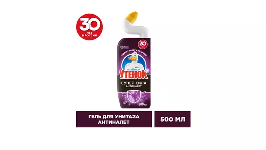 Средство чистящее для унитаза Туалетный утенок Антиналет 500 мл