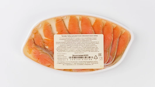 Горбуша филе кусочки в масле, 180 г Горбуша филе кусочки в масле, 180 г