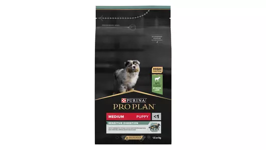 PRO PLAN Sensitive Digestion Medium Puppy Корм сух.ягн.д/щенков средних пород 1,5кг