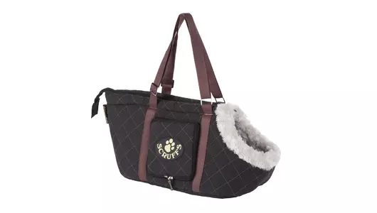 SCRUFFS Сумка - переноска для собак "Wilton", черная, 38х20х24см (Великобритания)