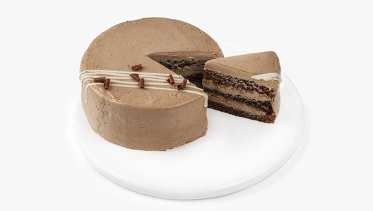 Торт бисквитный с халвой