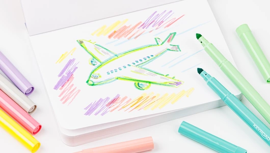 Набор фломастеров в футляре, 8 цветов Набор фломастеров в футляре, 8 цветов