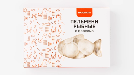 Пельмени рыбные с форелью, 500 г