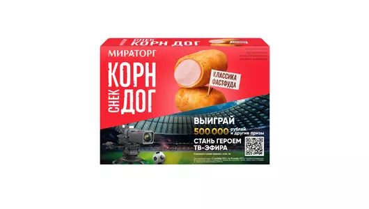 Снек Корн Дог Мираторг замороженный 250 г