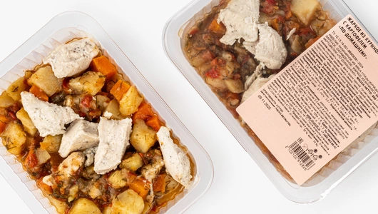 Жаркое из куриного филе с картофелем "По-домашнему"