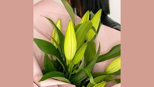 Лилия в&nbsp;дизайнерском оформлении FMART by flowwow