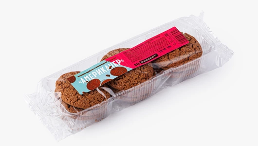 Печенье сдобное "Американер" с шок. крошкой