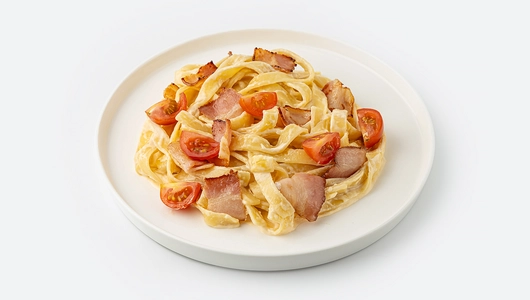 Набор: паста Карбонара фетучини с беконом "Приготовь сам"