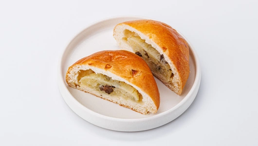 Пирожок с картофелем и грибами, кафе рег