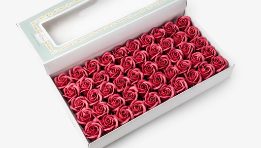 Мыло формованное в&nbsp;виде цветов (Роза премиум), 50 шт