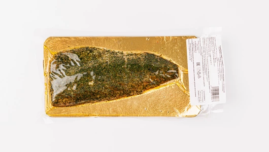 Скумбрия филе с кожей горячего копчения с петрушкой, 150 г.