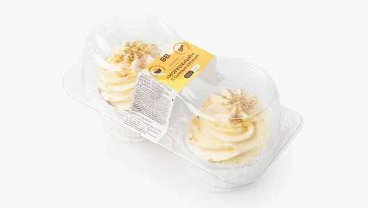 Капкейк "Морковный" с&nbsp;сырным кремом, 2 шт