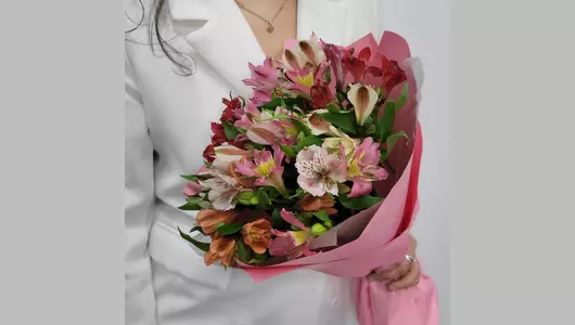 Яркий микс альсромерий "Краски" FMART by flowwow