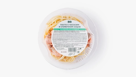 Паста с&nbsp;лососем в&nbsp;сливочном соусе